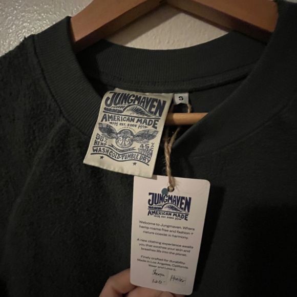 Jungmaven Raglan Sherpa Sweatshirt - Picture 2 of 3
